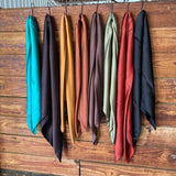 Silk Black Wild Rag