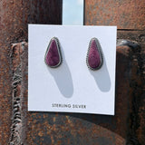 Spiny Oyster & Turquoise Statement Stud Earrings – J. Frank