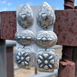 Long Concho Earrings by Rita Lee