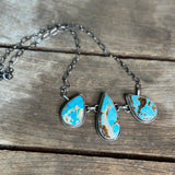 Royston Three Stone Necklace by Danny Henio