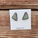 Spiny Oyster & Turquoise Statement Stud Earrings – J. Frank