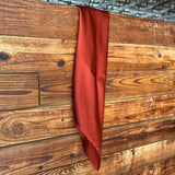 Silk Rusty Red Wild Rag