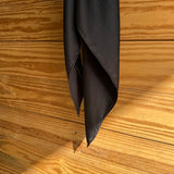 Silk Black Wild Rag