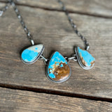 Royston Three Stone Necklace by Danny Henio